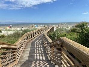 Walkway to beach from Monarch.