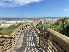 Walkway to beach from Monarch.