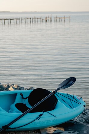 Kayak anytime throughout the year.