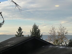 Olympic Mountains from Kitchen & Bedroom #2