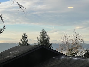 Olympic Mountains from Kitchen & Bedroom #2