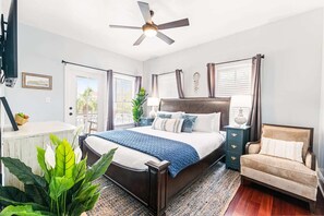 King Bedroom with TV
