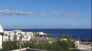 Panoramic view to the West from the balcony