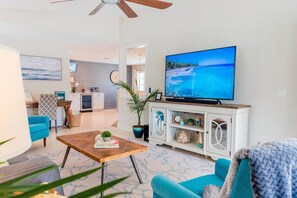 Coastal colors & decor all around! You won't want to leave