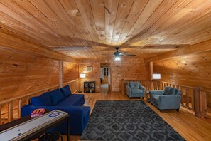 Spacious loft includes a great table for game-playing and puzzles