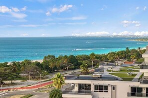 Vue sur la plage/l’océan