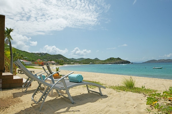 Transats sur la plage