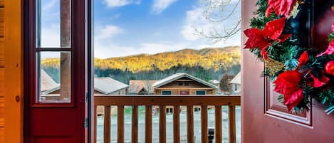 Amazing views from the porch and front door.