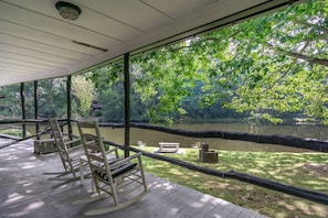 Enjoy the lake from the privacy of your own patio!