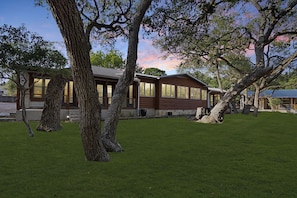 View of the front of the main house
