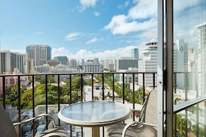 Enjoy breathtaking views from your private balcony