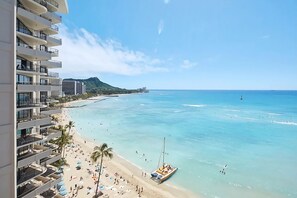 Enjoy breathtaking views  from your private balcony