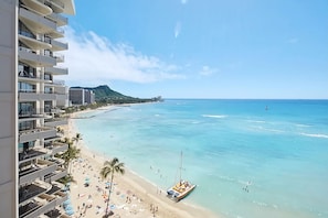 Enjoy breathtaking views from your private balcony