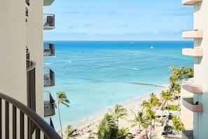 Enjoy breathtaking views from your private balcony