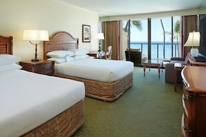 Comfortable 2 Double size beds! Exact unit will be assigned upon arrival. Views, colors and decoration may vary.