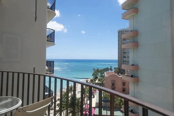 Enjoy breathtaking views  from your private balcony