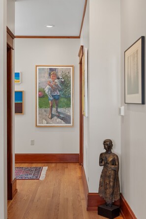 Original artwork throughout property.