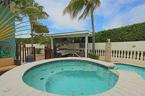 Your private and spacious Jacuzzi to enjoy