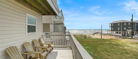 The view of the Gulf from the main entry patio