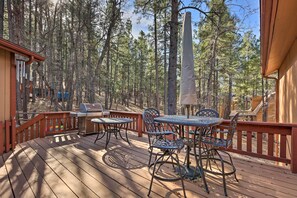 Deck | Located Within Pinetop Country Club | Hiking Trails Nearby