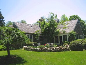 West Patio overlooking the Reserve