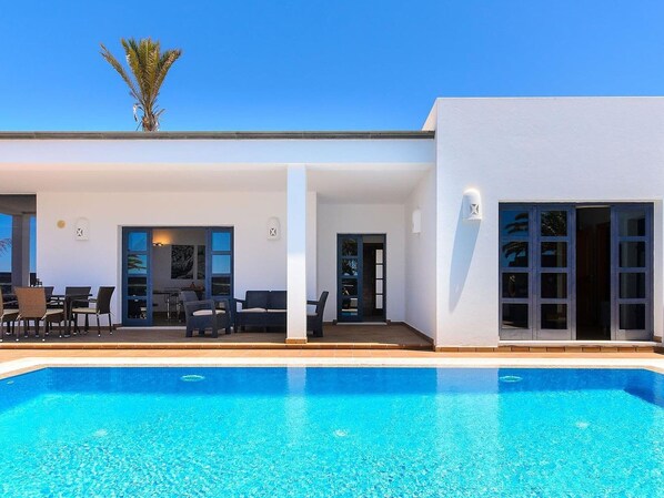 Schwimmbad des Ferienhauses
