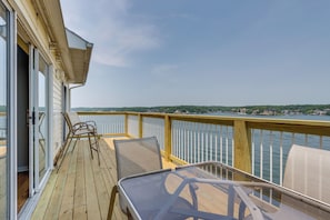 Private Balcony | Lake Views | Outdoor Dining Area | 3rd-Floor Condo