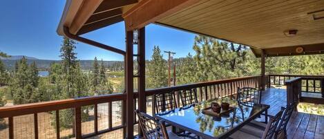 Beautiful deck with lake views