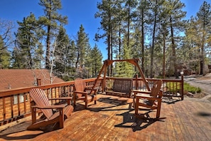 Spacious Deck with Comfortable Patio Furniture