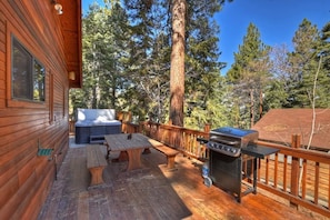 Back Deck with a Propane BBQ