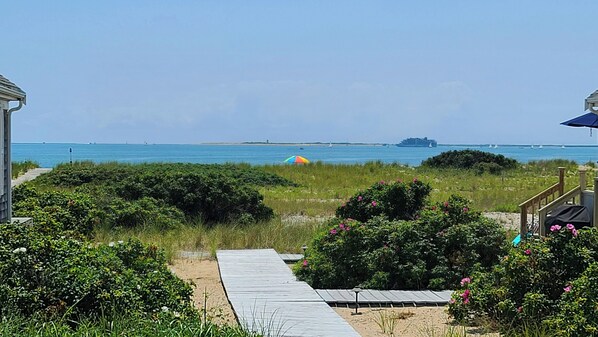 Wonderful water views from the cottage and deck