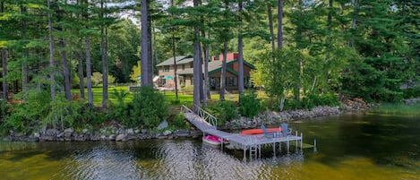Private waterfront property with dock