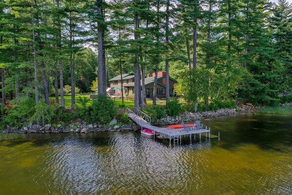 Private waterfront property with dock