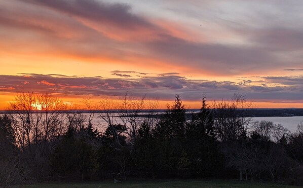 Sunsets from the back deck are always amazing