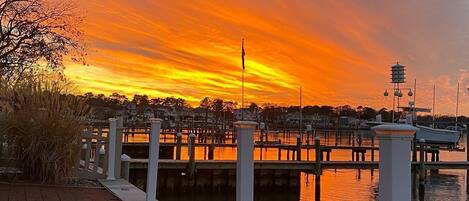 Sunset from the patio