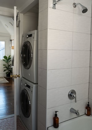 Bathroom with washer/dryer