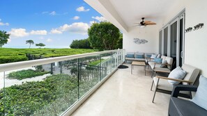 Spacious Covered Lanai off Living Room