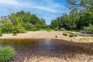 River Access with shallow waters