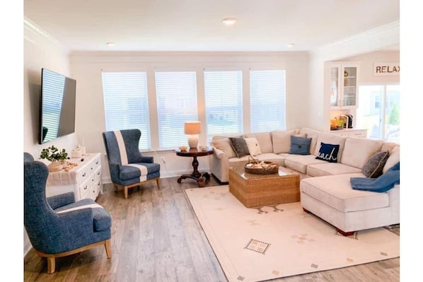 Downstairs family room