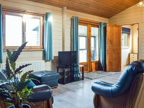 Living room | Marros Hill Log Cabin, Marros, near Pendine