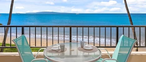 Amazing views from the ocean-front lanai