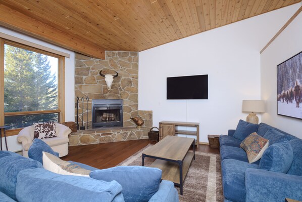 Read a book by the fire | Main Level