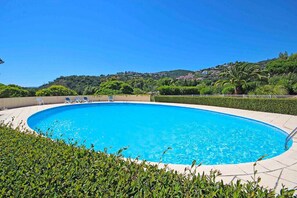 Large communal swimming pool of the residence