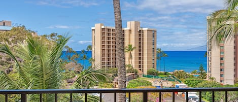 Fantastic view of the ocean from the lanai.