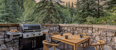 Patio in the summer