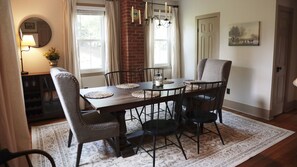 Dining room and wine bar.  