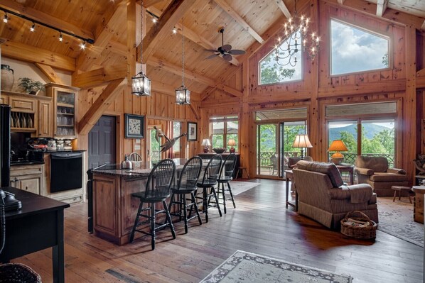 Kitchen and Livingroom