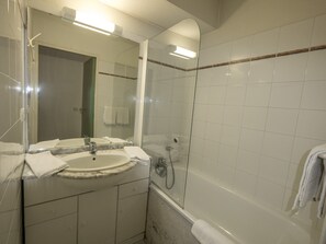 Get ready for your day in the bathroom.