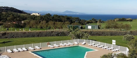 Dive into the outdoor pool after a day exploring Basque Country.