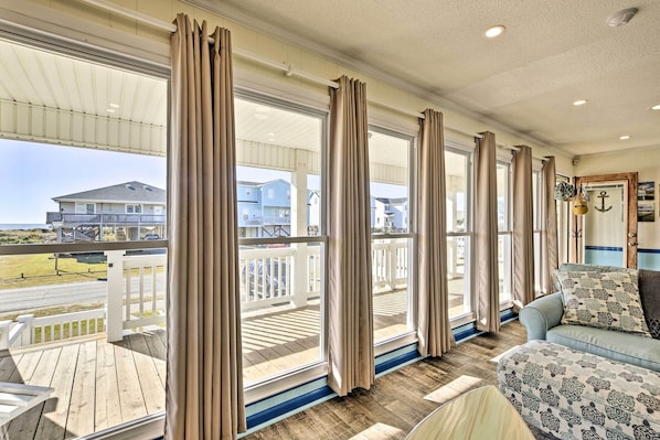 Holden Beach Vacation Rental | 4BR | 2BA | Stairs Required to Enter
